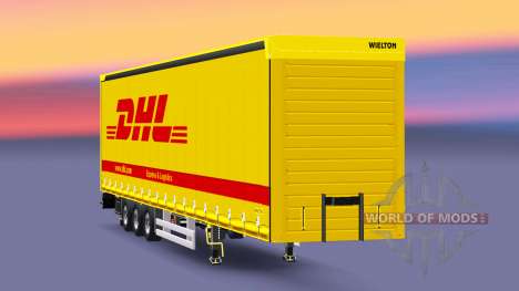 Semitrailer Wielton DHL pour Euro Truck Simulator 2