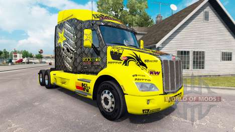 Rockstar peau pour le camion Peterbilt pour American Truck Simulator