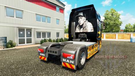 Eminem skin für MAN-LKW für Euro Truck Simulator 2
