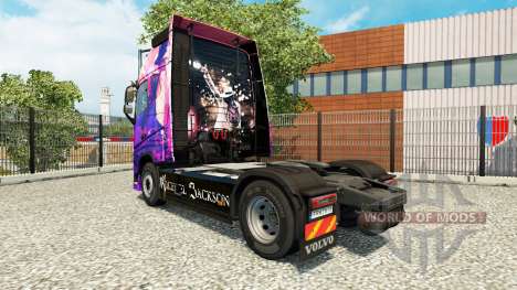 Michael Jackson peau pour Volvo camion pour Euro Truck Simulator 2