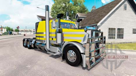 Скин Argenté jaune métallique на Peterbilt 389 pour American Truck Simulator