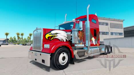 Haut-Adler auf der LKW-Kenworth W900 für American Truck Simulator