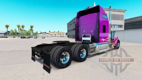 La peau de la Californie Flammes sur le camion K pour American Truck Simulator