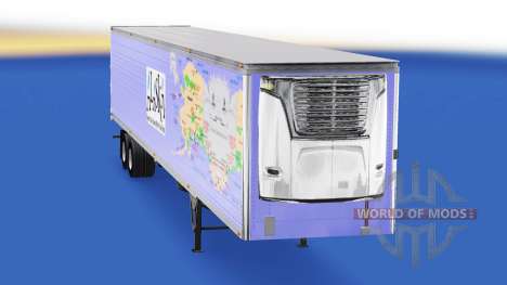 Haut Alaska für semi-refrigerated für American Truck Simulator