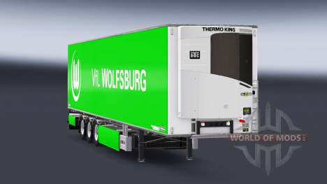 Semi-Trailer Chereau VfL Wolfsburg für Euro Truck Simulator 2