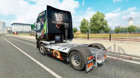 Relentless skin für den DAF-LKW für Euro Truck Simulator 2