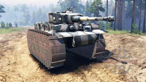 Panzerkampfwagen VI Tiger für Spin Tires