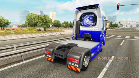 La peau FC Schalke 04 sur le tracteur HOMME pour Euro Truck Simulator 2