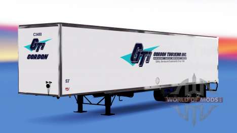All-Metall-Auflieger Gordon für American Truck Simulator