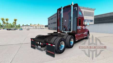 La Peau Millis Transfer Inc. sur le camion Kenwo pour American Truck Simulator