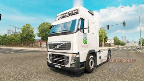 La peau Woolworths pour les camions DAF, Scania  pour Euro Truck Simulator 2