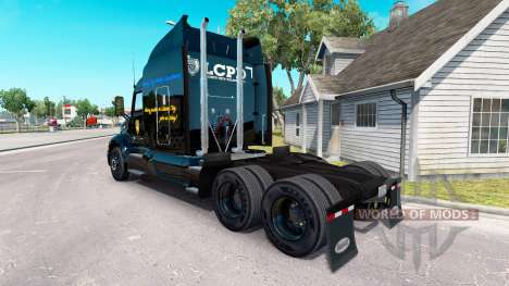 LCPD de la peau pour le camion Peterbilt pour American Truck Simulator
