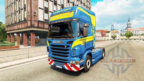 Wittwer de la peau pour Scania camion pour Euro Truck Simulator 2