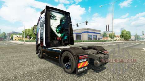 Valentina peau pour Volvo camion pour Euro Truck Simulator 2