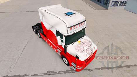 La peau Airbrash Polska pour camion Scania T pour American Truck Simulator