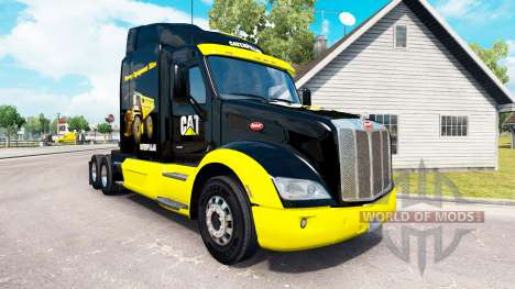 CHAT de la peau pour le camion Peterbilt pour American Truck Simulator
