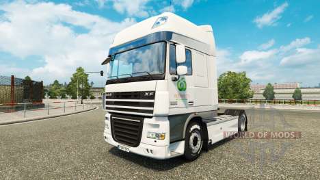 La peau Woolworths pour les camions DAF, Scania  pour Euro Truck Simulator 2