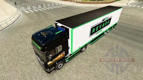 La peau Revada & de Keuster sur tracteur Scania pour Euro Truck Simulator 2
