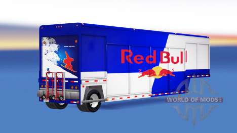 Semi-Tieflader für den Transport von Getränken für American Truck Simulator