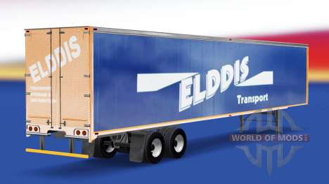 Haut Elddis Transport auf semi-trailer für American Truck Simulator