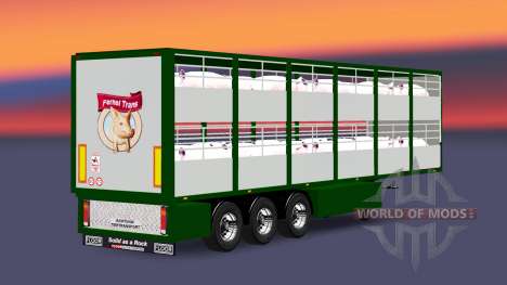 Auflieger-Rinder Träger Ferkel Trans v2.0 für Euro Truck Simulator 2