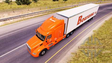 Bourassa skin für den truck Peterbilt für American Truck Simulator