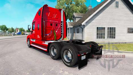 La peau sur le Chevalier de camion Freightliner  pour American Truck Simulator