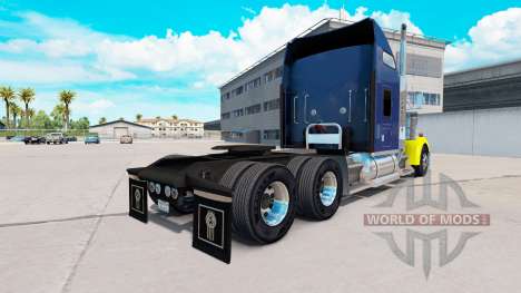 La peau sur Dur Camion tracteur Kenworth W900 pour American Truck Simulator