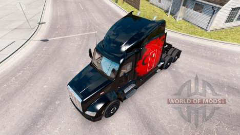La peau Puissance turque sur le tracteur Peterbi pour American Truck Simulator
