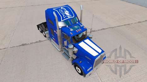 Скин Duke University Stolz на Kenworth W900 für American Truck Simulator
