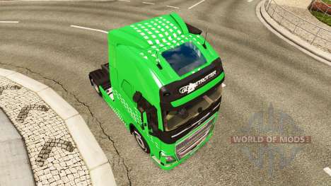 Green Arrow skin für Volvo-LKW für Euro Truck Simulator 2