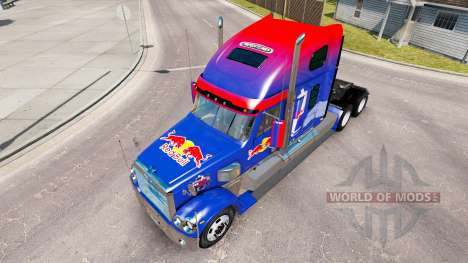 Red Bull skin für die Zugmaschine Freightliner C für American Truck Simulator