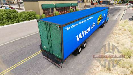 UShip de la peau pour le camion Peterbilt pour American Truck Simulator