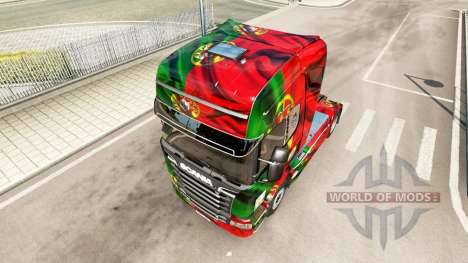 Скин Portugal Copa 2014 на Scania Streamline pour Euro Truck Simulator 2
