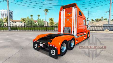La peau Holland tracteur Volvo VNL 670 pour American Truck Simulator