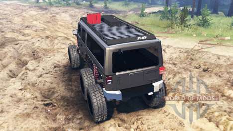 Jeep Wrangler 6x6 [crawler] für Spin Tires