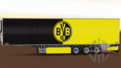 Semi-Remorque Chereau Borussia Dortmund pour Euro Truck Simulator 2