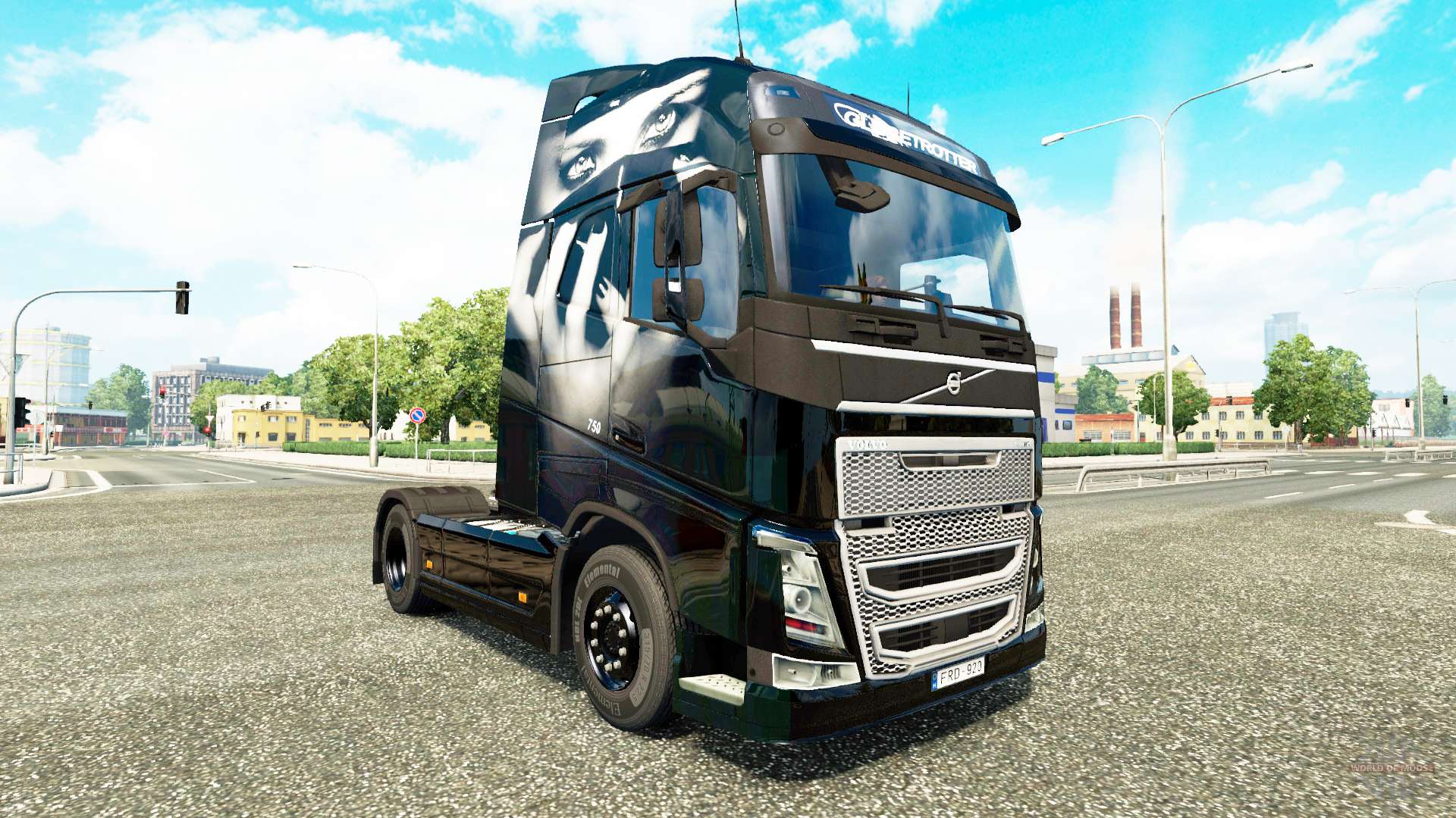 Valentina skin für VolvoLKW für Euro Truck Simulator 2