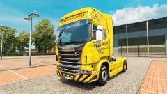 Schwertransport Hanys skin für Scania-LKW für Euro Truck Simulator 2