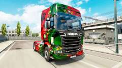Скин Portugal Copa 2014 на Scania Streamline für Euro Truck Simulator 2