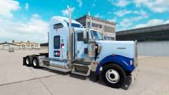 Haut UNC Tarheel v1.01 " auf dem truck-Kenworth W900 für American Truck Simulator