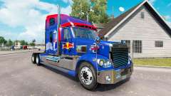 Red Bull de la peau pour le Freightliner Coronado tracteur pour American Truck Simulator