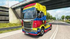 La Colombie Copa 2014 de la peau pour Scania camion pour Euro Truck Simulator 2