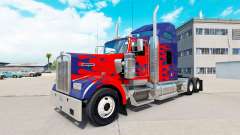 De la peau pour Optimus Prime camion Kenworth W900 pour American Truck Simulator