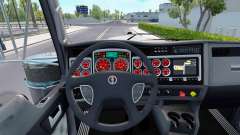 Rote Farbe Geräte haben einen Kenworth W900 für American Truck Simulator