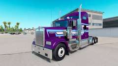 La peau Icône de Style sur le camion Kenworth W900 pour American Truck Simulator