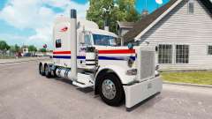 La peau Penner International pour le camion Peterbilt 389 pour American Truck Simulator