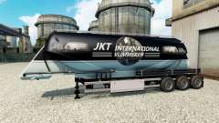 JKT Internationale de la peau pour la semi-remorque-camion de ciment pour Euro Truck Simulator 2