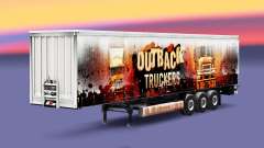Les Routiers de l'Outback de la peau sur la remorque pour Euro Truck Simulator 2