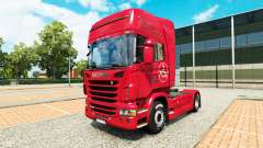 De la peau 1. FC Nuremberg dans le camion Scania pour Euro Truck Simulator 2